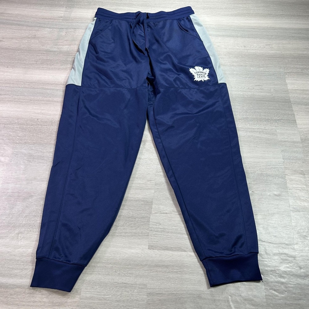 Toronto Maple Leafs Pants Mens Medium‎ Blue NHL Hockey Fleece Sweatpants Joggers